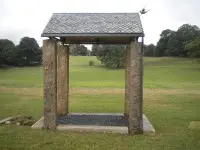 Granite and Slate Garden Pavilion